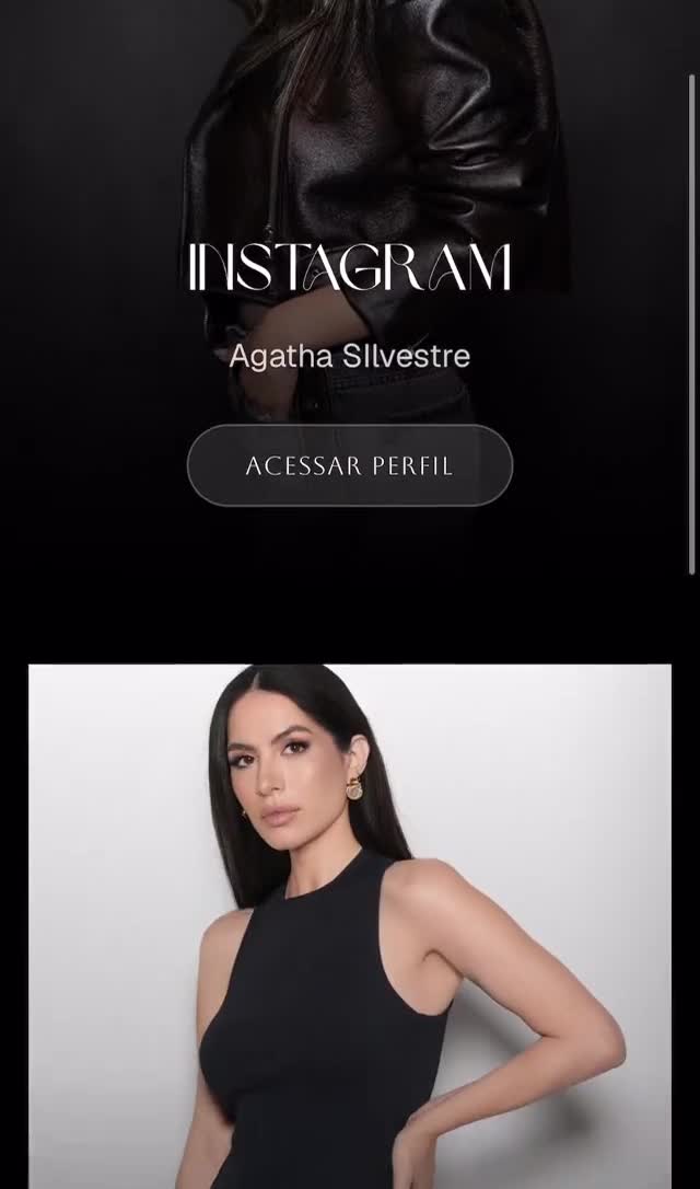 Página do template Showcase rodando no celular